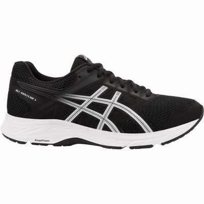 Asics Gel-Contend 5 (4E) - Miesten Juoksukengät - Mustat/Valkoinen